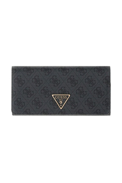 Guess ανθρακί πορτοφόλι Laurel SLG