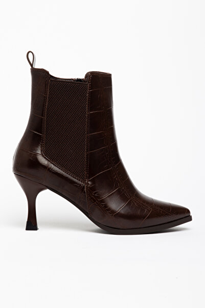 CHICELLA Cizme și botine - Maro - Elegant / Noapte