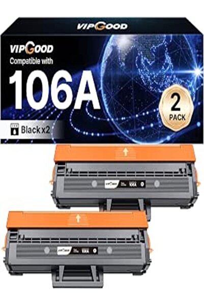 aura toner 106A TONER W1106A[ÇİPLİ] Toner Cartridge to Laser 107a 107w 107r MFP 135a 135w 135r 137fnw 2xBlack