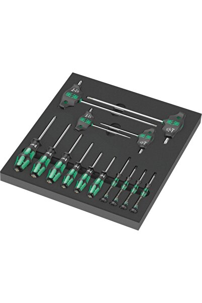 wera 05150103001 9712 Sünger Ped, Torx HF Tornavida Set 1, 14 Parça
