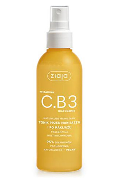 Ziaja Tonic cu Vitamina C și B3 înainte și după machiaj/spray 190 ml / 4900