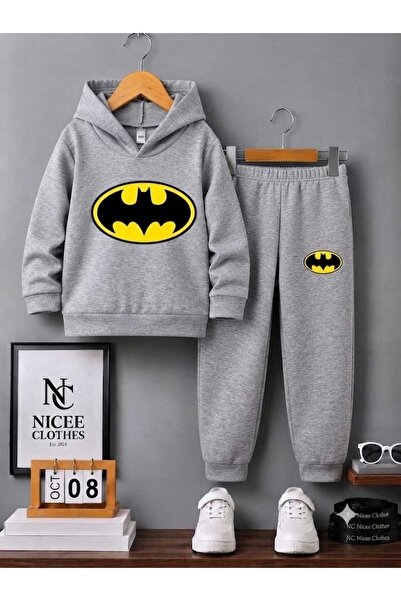 Leto Lykia Sweatsuit Sets - Gray - Plain