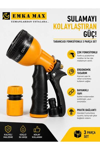 Gündüz E-ticaret Bahçe Sulama Tabancası
