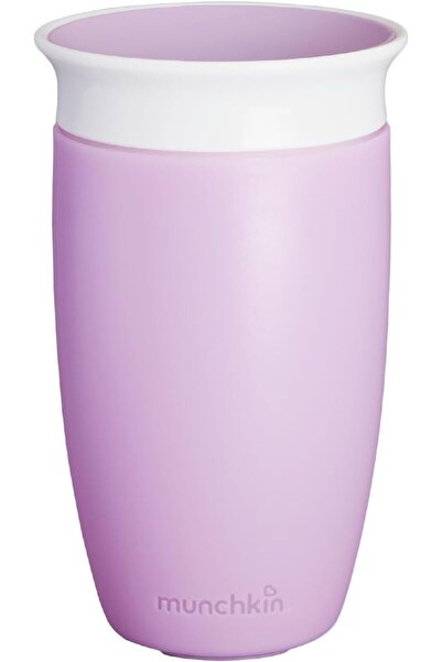 Munchkin Mansekin Plastic Sippy Cup with Handles, 10.0 Oz, Purple, Dishwasher...