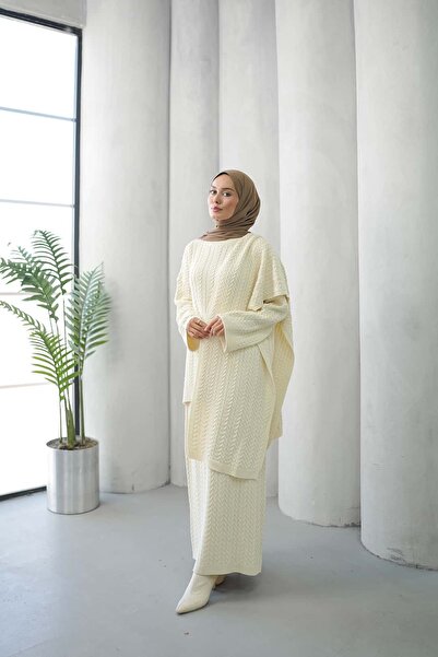 ankanoor Σετ με hijab - Τυρκουάζ - Μακρύ