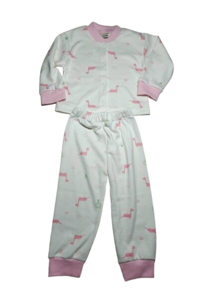 Dinozor Desenli Bebek pijama