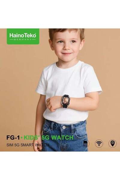 haino teko germany Haino Teko FG-1 Kids 5G Smart Watch with Dual Cameras, SIM...