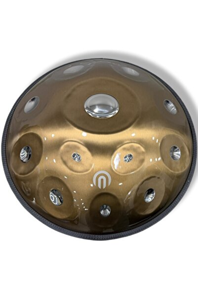 ARSHA 12 notalı Paslanmaz çelik Handpan -Hardcase çanta-Koruyucu renkli kuşak...