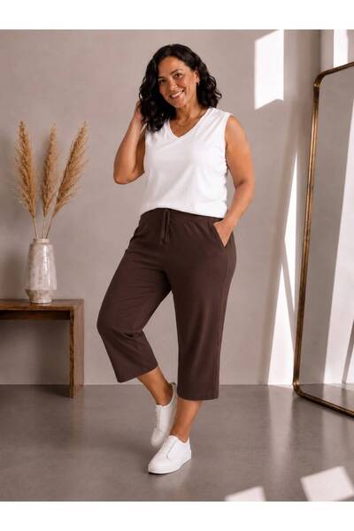 Vinola Plus Size Shorts & Bermuda - Metallic - Elastic