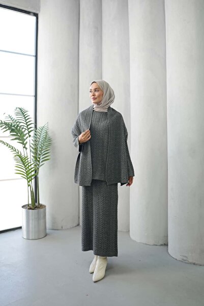 ankanoor Σετ με hijab - Τυρκουάζ - Μακρύ