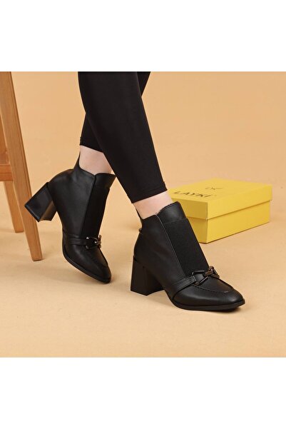 layki Knee-High Boots - Black - Block