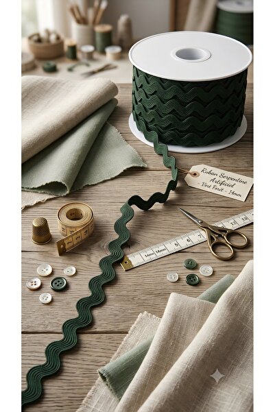 satab French Lace Trim / Rikrak Ribbon 14Mm-5Meters