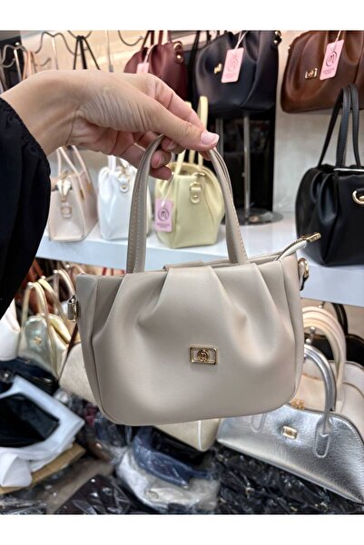 Çanta Trend Ženska plisirana kožna torba na rame sa detaljima