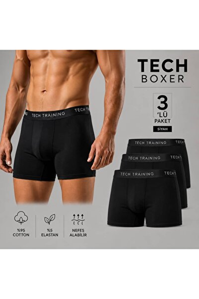 Demente Erkek 3'lü Slim Fit Boxer