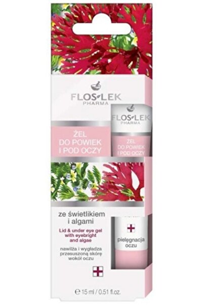 Floslek Gel pentru pleoape și zona de sub ochi cu eyebright și alge 15ml (tub)