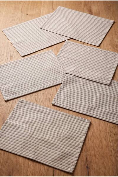 SUVA ATELIER 6'lı Amerikan Servis - 40*32 Cm Leke Tutmaz Su İtici Kumaş