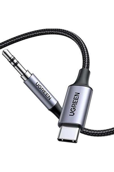GENERAL كيبل USB سي إلى 3.5 ملم، محول رقمي تناظري من يوجرين، محول سماعة رأس ذ...