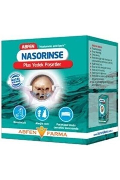 Abfen Farma Sinus Rinse Yetişkin Plus Nazal Yıkama Yedek Poşet 50 Adet