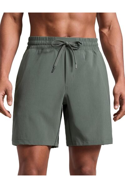 GENERAL C R Z Yoga Men's Elastic Waist Quick Dry Lightweight Running Shorts w...