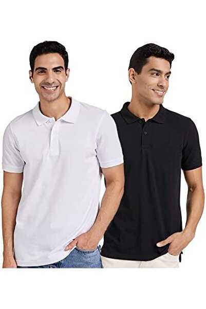 GENERAL Amazon Brand Men's Regular Fit Solid Color Half-Sleeve Polo Shirt - S...