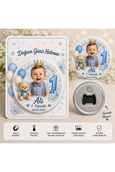 Sultan magnet hediyelik 20’li Kişiye Özel Kartlı Açacaklı Magnet 58 mm – Doğu...