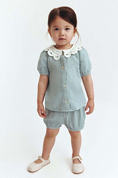 H&M 2-piece cotton muslin set