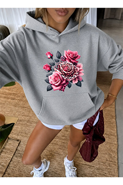 donamod Sweatshirts - Gray - Casual