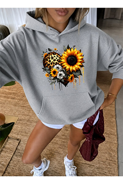 donamod Sweatshirts - Gray - Casual