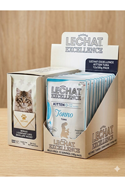 Lechat Exc Li Chat Excellence Wet Food for Kittens with Tuna Flavor (12X100G)