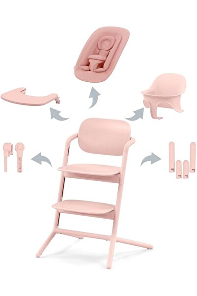 Cybex مجموعة كرسي أطفال مرتفع 4 في 1 جولد ليمو، مناسب لجميع الأعمار، تتضمن عش...