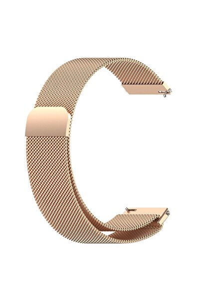 CaseOnn Imiki Holo Ultra Kordon Manyetik Metal Hasır Kayış Rose Gold SF1 ile ...