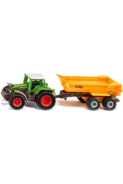 Siku 1605, Krampe Damperli Kamyonlu Fendt Traktör, Oyuncak Traktör, Metal/Pla...