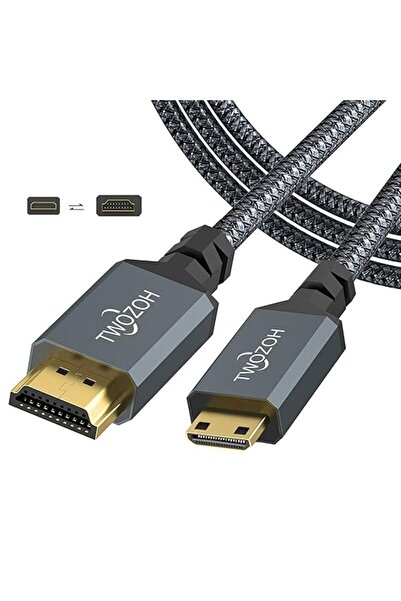 GENERAL توزوه كيبل HDMI صغير طويل الى HDMI بطول 7.5 متر، 4K 60Hz عالي السرعة ...