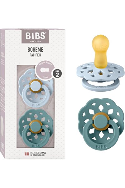 Bibs مراييل لهاية متوهجة في الظلام من بوهيم، عبوة من قطعتين، خالية من BPA، لا...