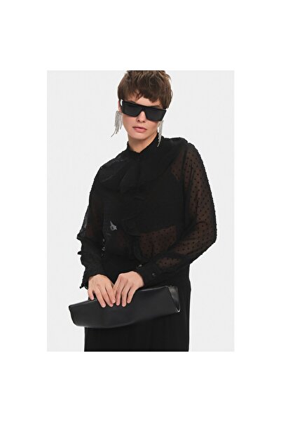 Ng Style Flok Baskılı Bluz