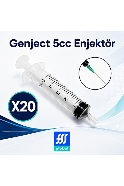FSS GLOBAL Genject 5cc Enjektör 20'Li