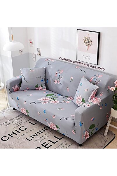 HOUSE OF QUIRK Universal Three-Seater Sofa Cover with 140Gsm High Elasticity ...