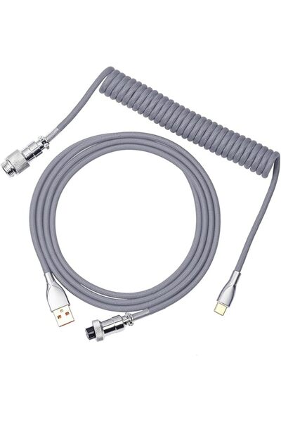 GENERAL Ebomaker 1.8m USB Type C Cable Compatible with Mechanical Keyboards, ...