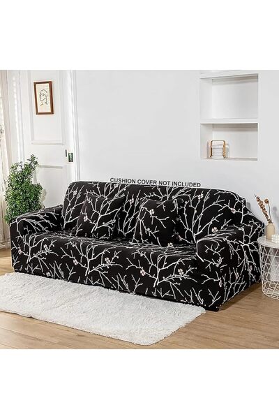HOUSE OF QUIRK Universal Three-Seater Sofa Cover with 140Gsm High Elasticity ...