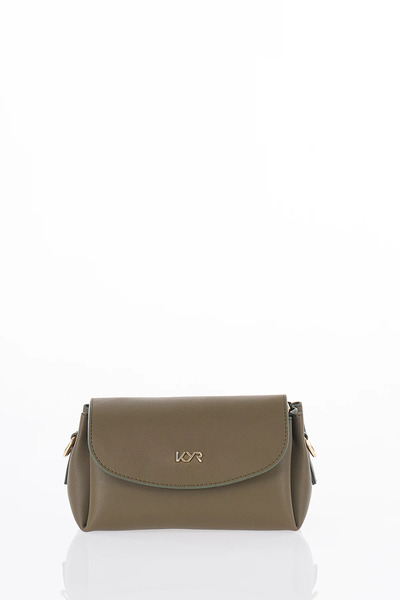 KYR Shoulder Bag with Lid Khaki
