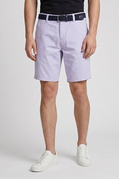 Tokyo Laundry Men Solid Chino Shorts, Blue