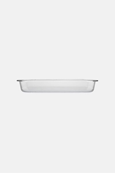 Baker's Secret Rectangular Glass Baking Dish With Handles 2,4 L, Transparent