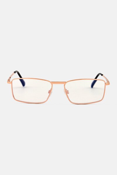 A & A Glasses Women WR-J1992HS Rectangular Eyeglasses, Rose Gold