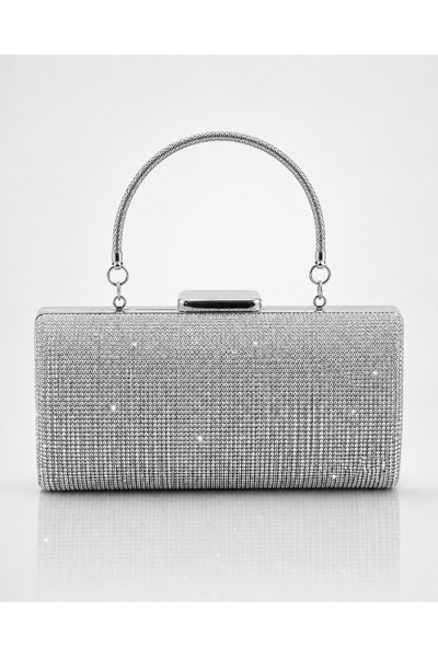 louisiana polo Evening Bags - Silver-colored - Faux leather