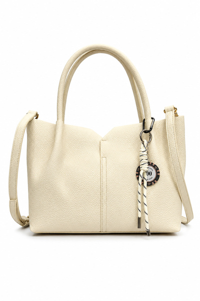 Krista Bell Shoulder Bags - Beige - Faux leather