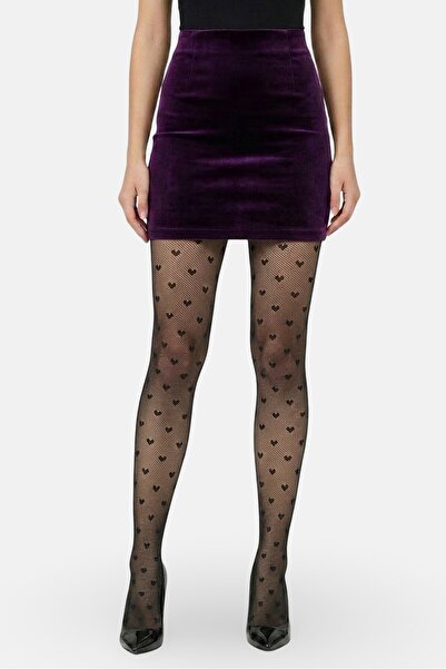 Don't Call Me Jennyfer Women Plain Stocking, Black