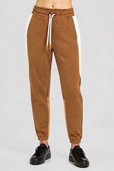 Hugo Boss Boss x Alica Schmidt Women Regular Fit Colorblock Sweatpants, Brown