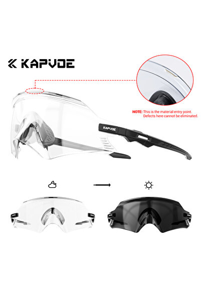 Choice22 Photochromic-01 Kapvoe Hiking Eyewear Sports Sunglasses Road Bike Mo...