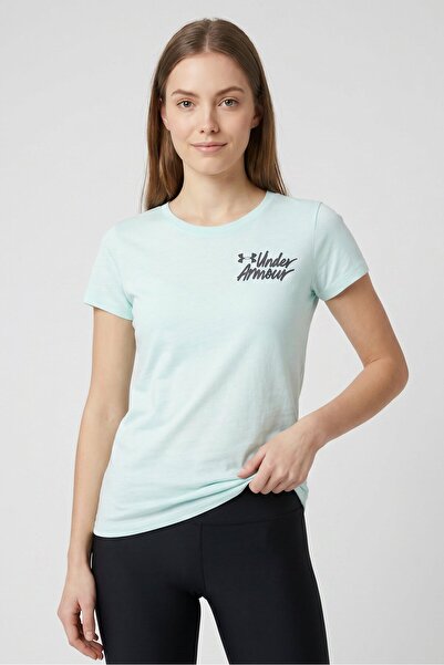 Under Armour Women Loose Fit Short Sleeve Training T-Shirt, Mint Green