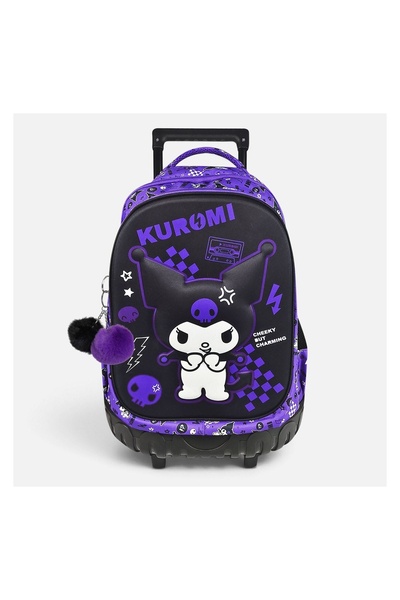 OEM Ghiozdan troler clase primare, violet, model troler, 33x20x38cm – spațios...